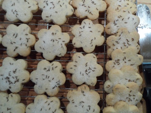 Caraway seed biscuits